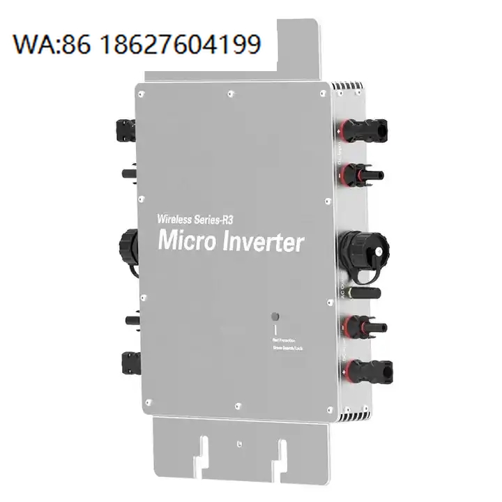 Micro Inverter 1400W Solar Grid Tie - 1400W IP65防水グリッドタイマイクロインバーター 22-60VDC入力 バルコニー太陽光発電PVデバイス