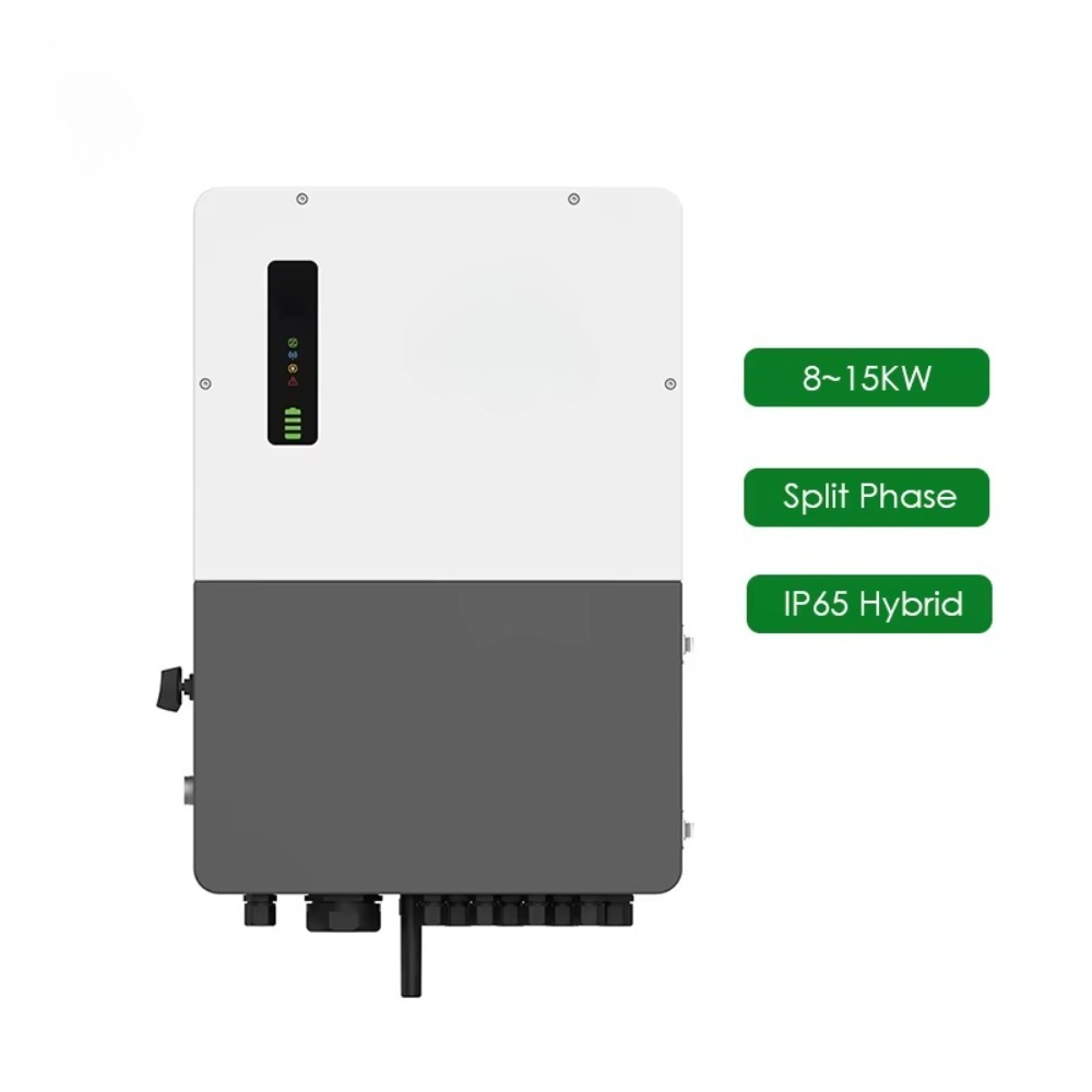 Split Phase Inverter 10Kw 110V 220V - 8KW、10KW、12KW、15KW、30KW、50KW ソーラーパネルシステム IP65 110V/220V 分割相ハイブリッドソーラーインバーター