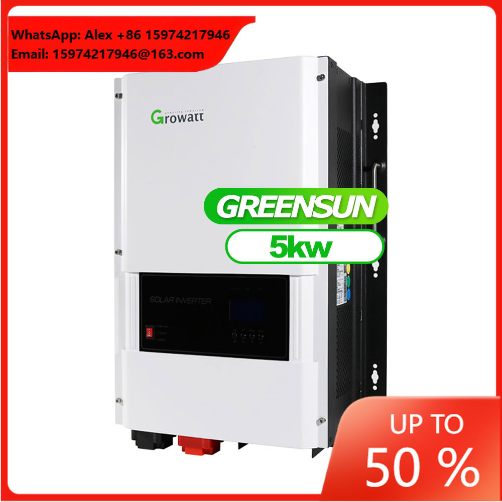 Off Grid Solar Inverter 48V 6000W - グローワット ハイブリッドインバーター オフグリッド 12kw 10kw 5kw
