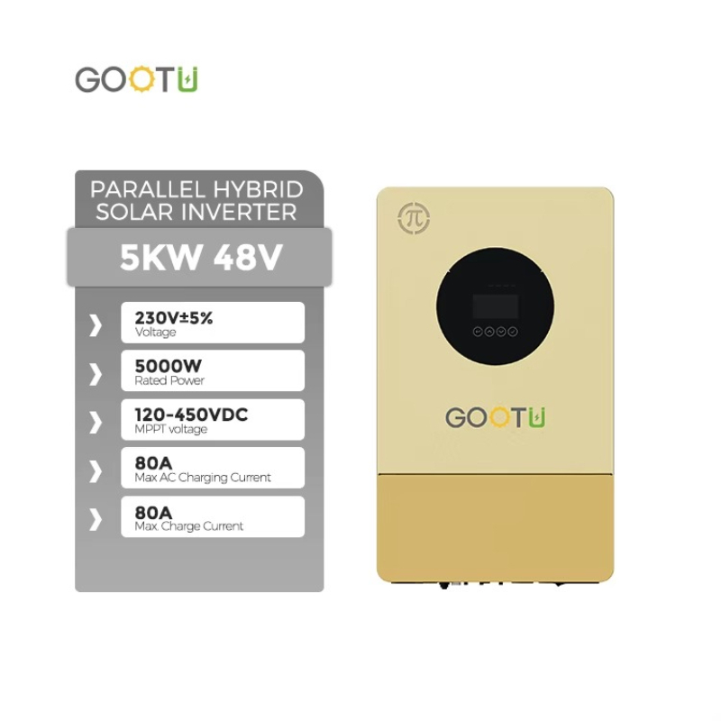 Gootu新型48Vハイブリッドソーラーインバーター5Kw  - Parallel Solar Inverter 48V 5000W Mppt のレビューと価格