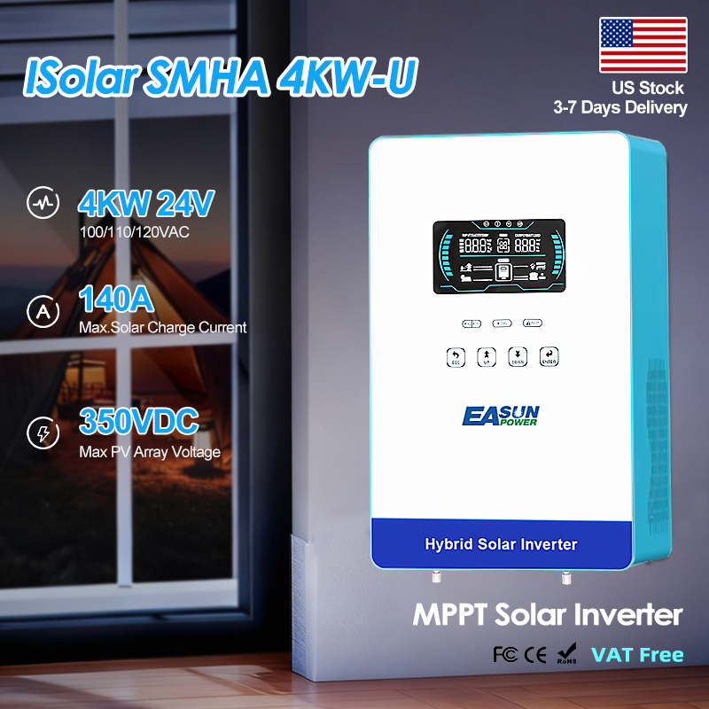 EASUN POWER 4000W 120Vオフグリッドソー - Grid Tie Inverter Limiter 2000W のレビューと価格