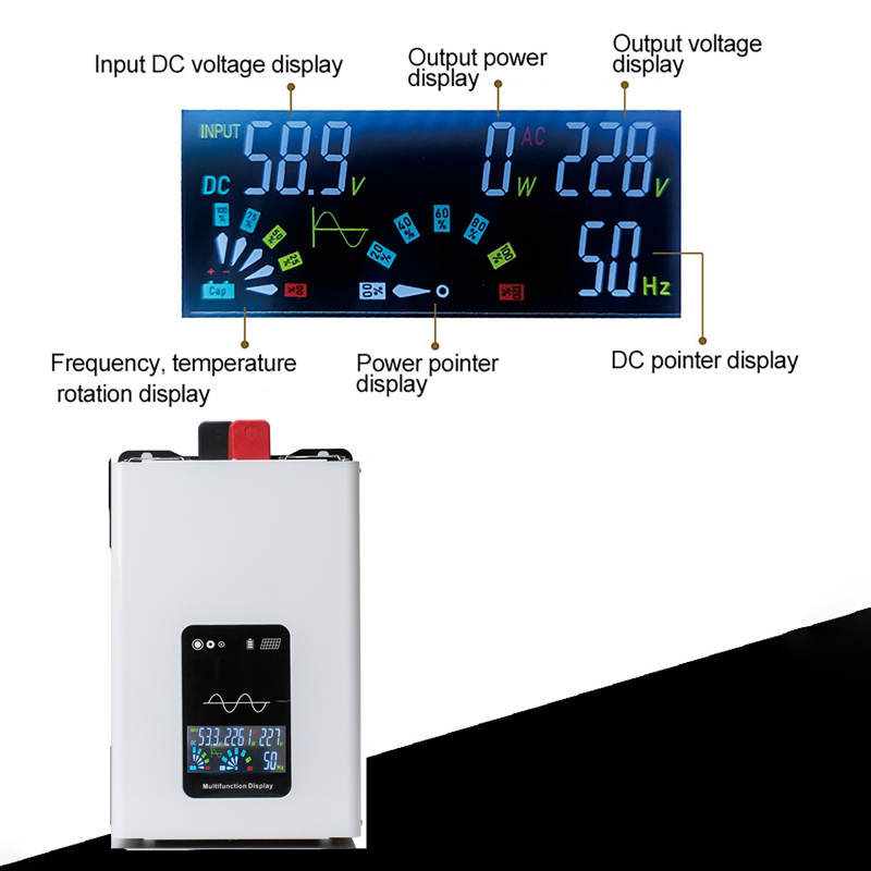 インバーター 12V 220V 純正弦波 5000W 600 - Pure Sine Wave Inverter 5000W 48V 220V のレビューと価格