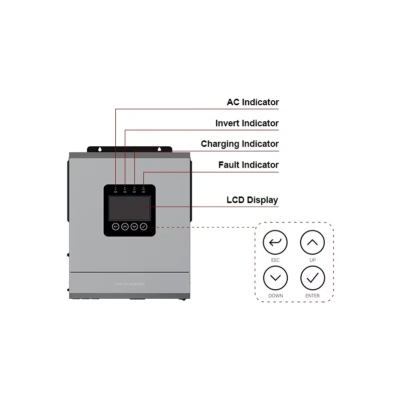5Kw 6Kw 6.2Kw オフグリッドMPPTソーラーイン - Off Grid Solar Inverter 48V 6000W のレビューと価格