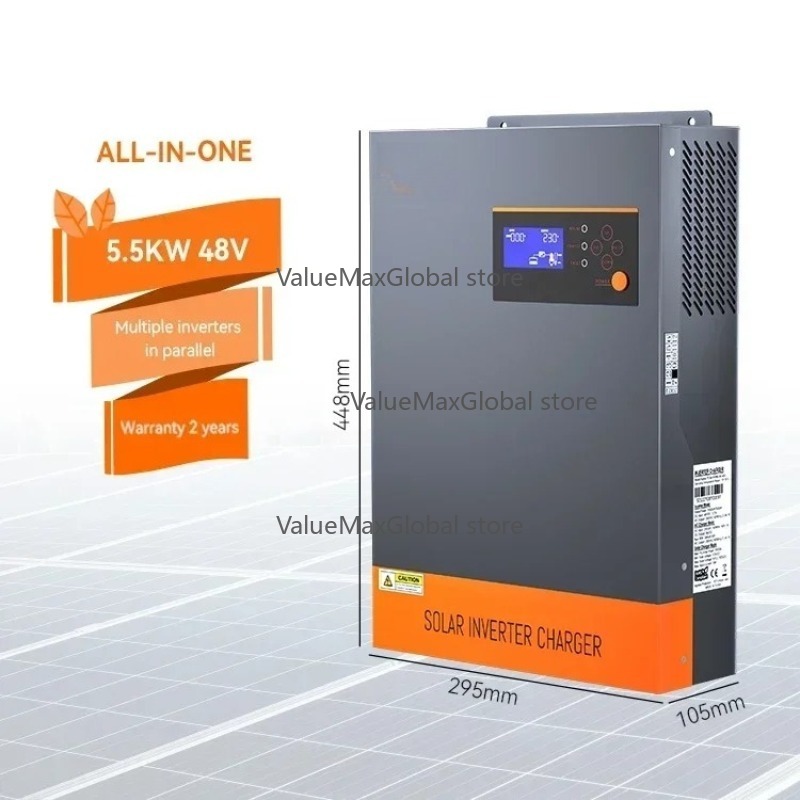工場用5.5KW 5.5KVA MPPT 80A 500VD - Hybrid Solar Inverter 5.5Kw Mppt 48V のレビューと価格