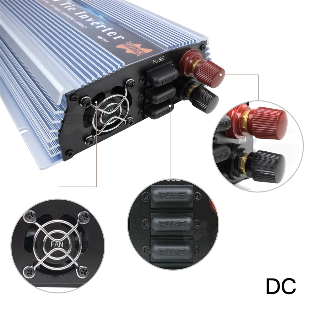 1000-1400W グリッドタイマイクロソーラーインバータ - Micro Inverter 1400W Solar Grid Tie のレビューと価格