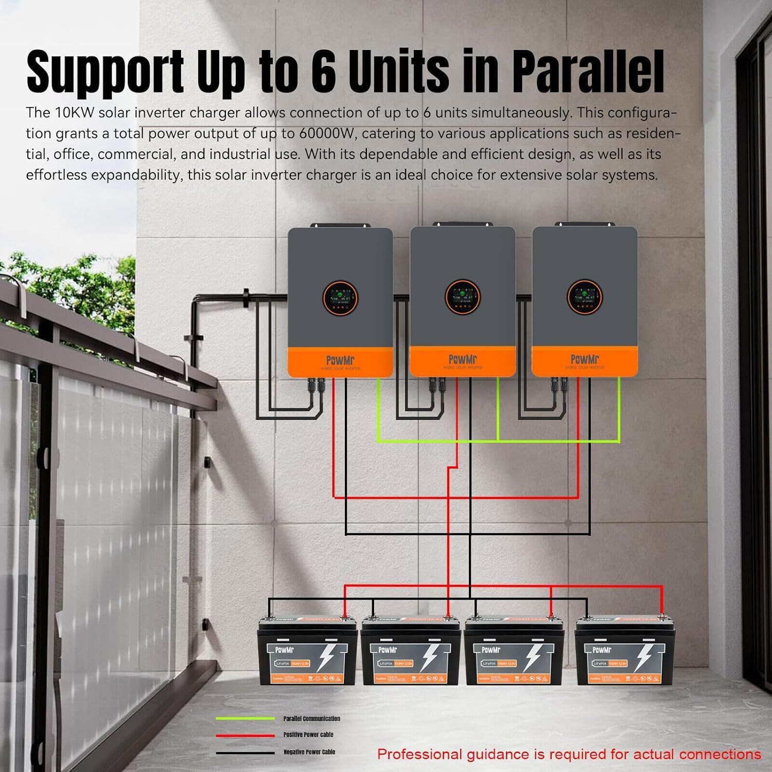 PowMr 16KW 10KW スプリットフェーズインバータ - Split Phase Inverter 10Kw 110V 220V のレビューと価格