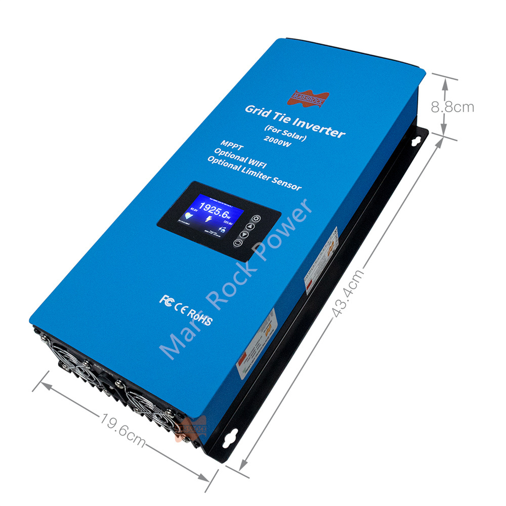 2000Wソーラー限定グリッドタイインバーターDC48Vから - Grid Tie Inverter Limiter 2000W のレビューと価格