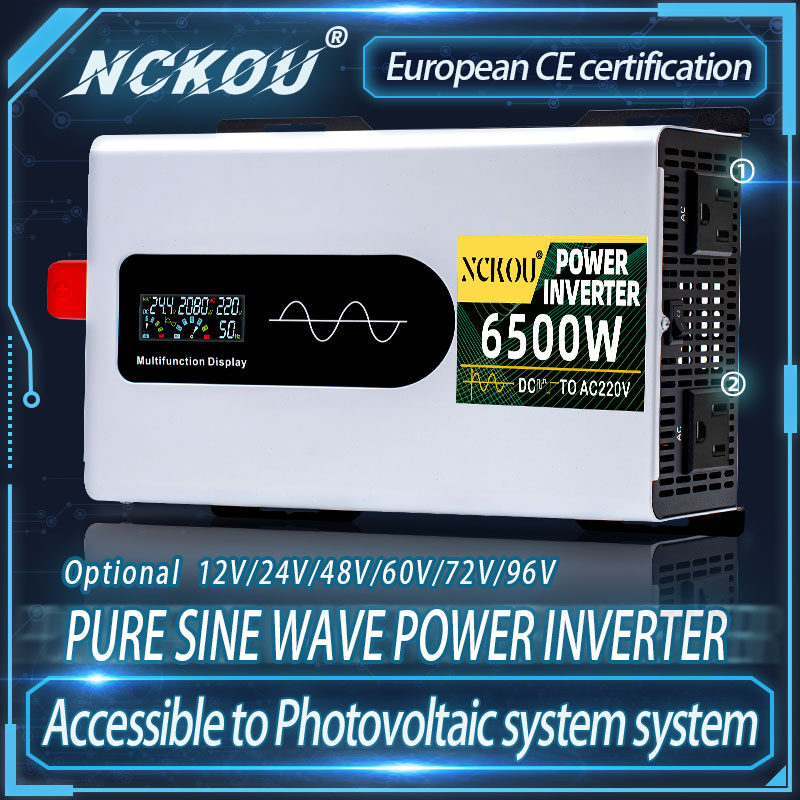 インバーサー 12v 24v 48v 72v パラ AC 1 - Pure Sine Wave Inverter 5000W 48V 220V のレビューと価格