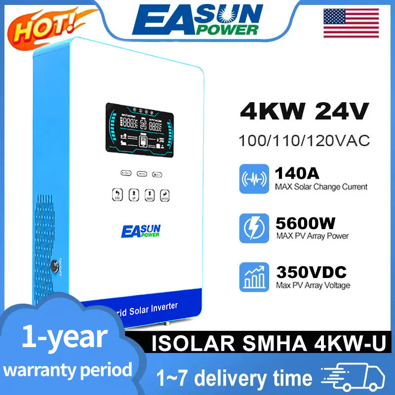 EASUN POWER 4000W 110V オフグリッドハ - Grid Tie Inverter Limiter 2000W のレビューと価格