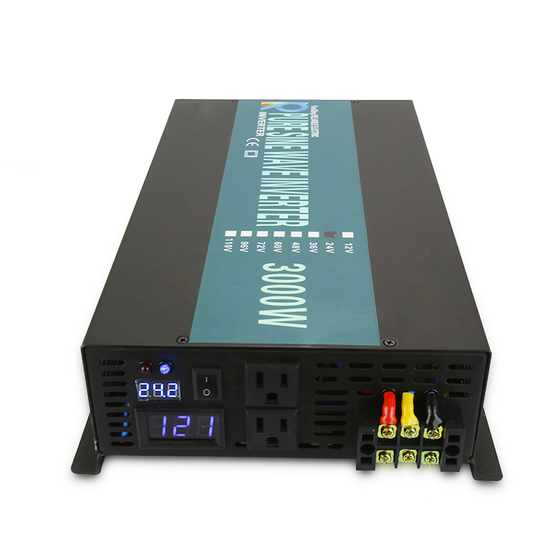 純粋な正弦波インバーター 3000 ワットソーラーパネル発電 - Inverter Pure Sine Wave 60Hz 120V 3000W のレビューと価格