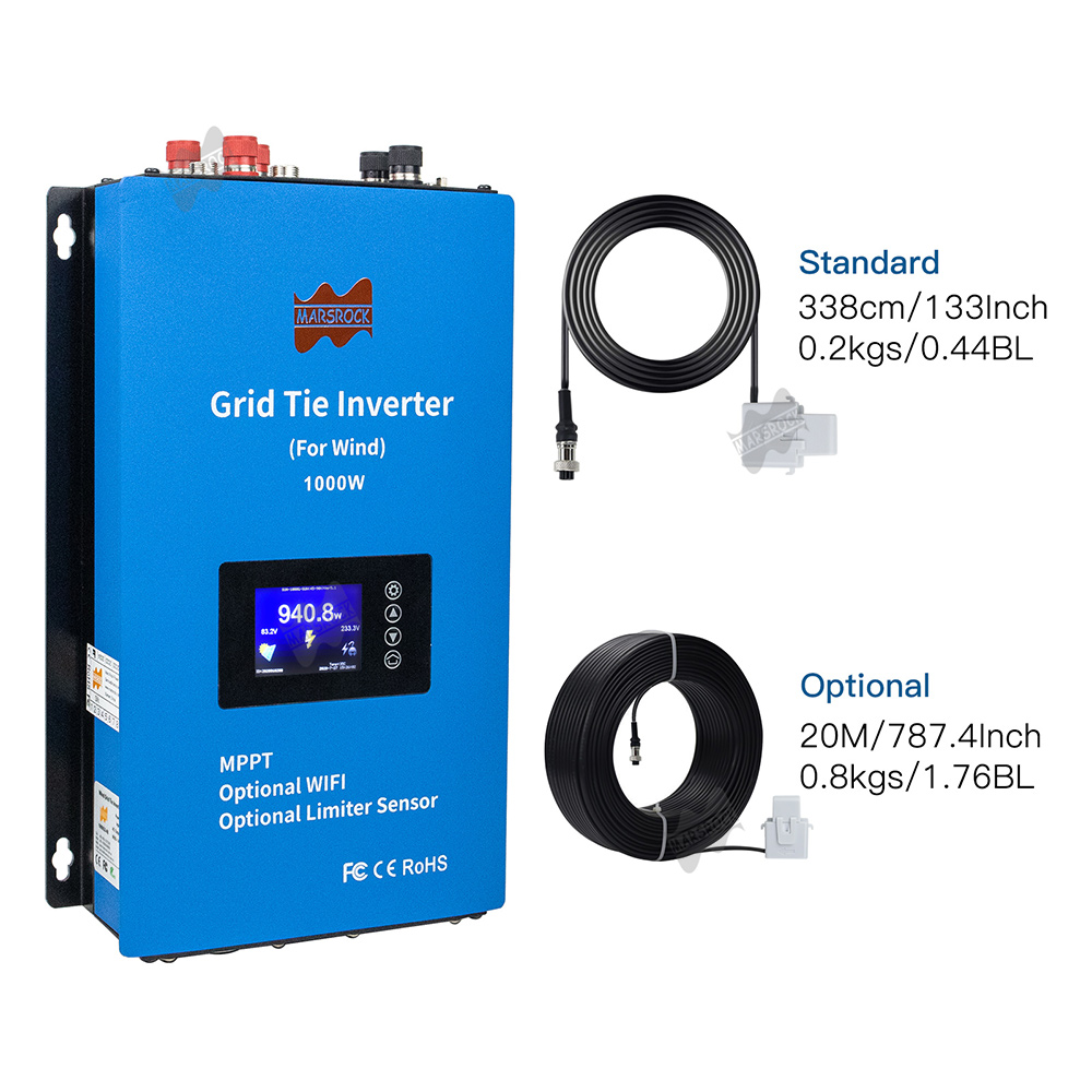 20m間のバイアセンサーケーブル,1000w 2000w g - Grid Tie Inverter Limiter 2000W のレビューと価格