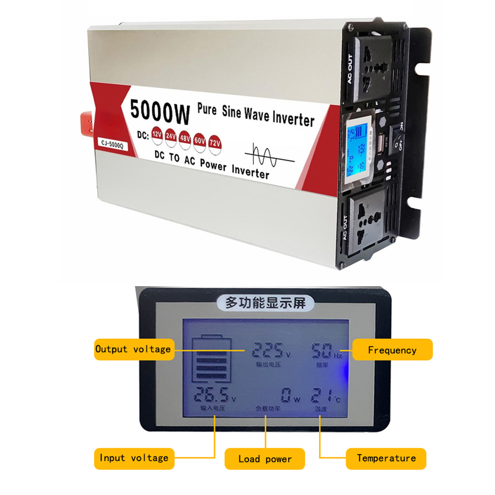 4000 ワット/5000 ワット/5500 ワット/300 - Inverter Pure Sine Wave 60Hz 120V 3000W のレビューと価格